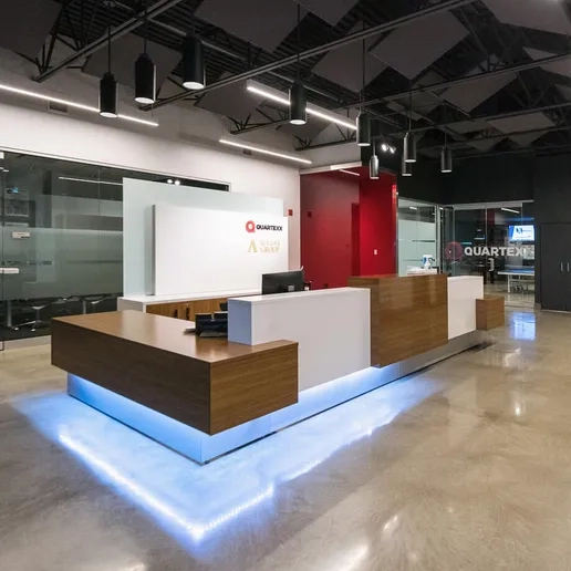 Quartexx office reception desk